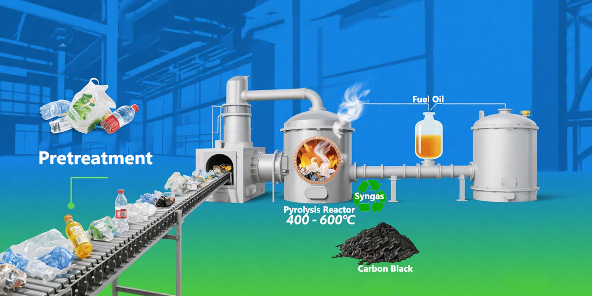 Transformation des dechets plastiques en energie